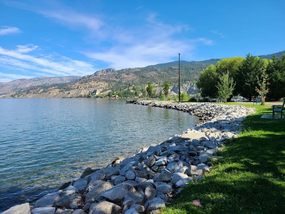 Naramata wharf on Okanagan Lake