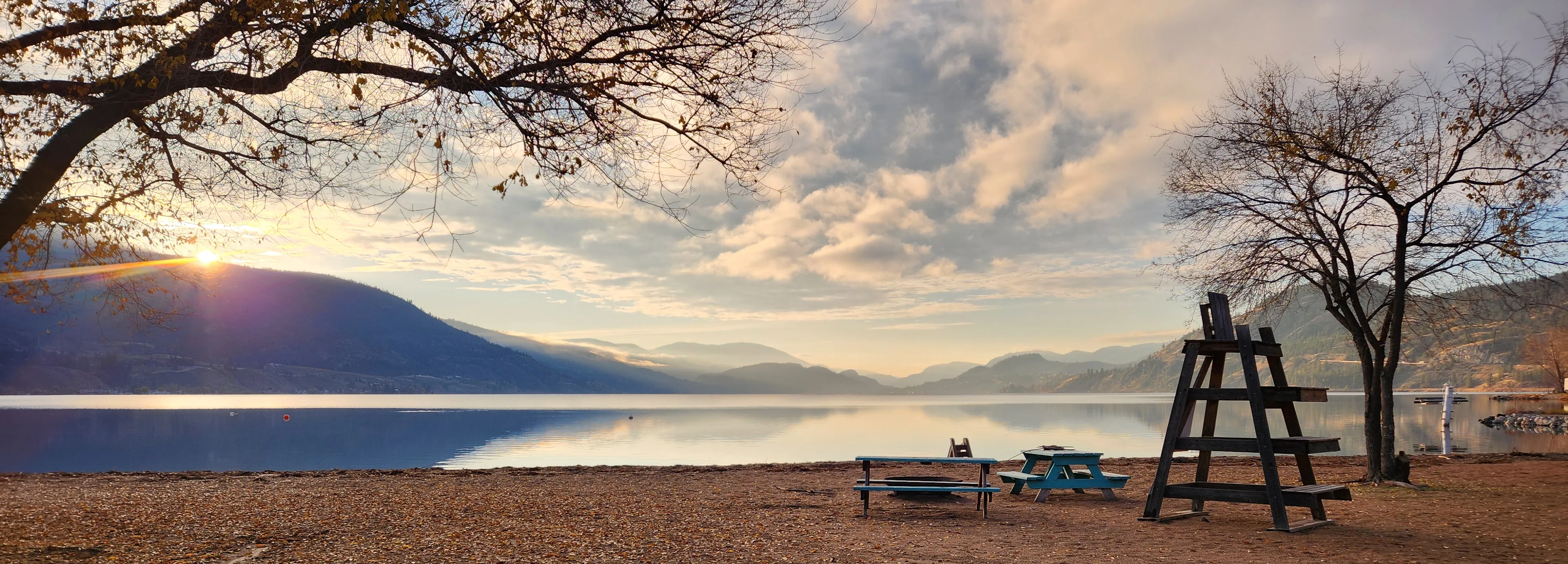 Penticton BC landscape overlooking Okanagan Lake